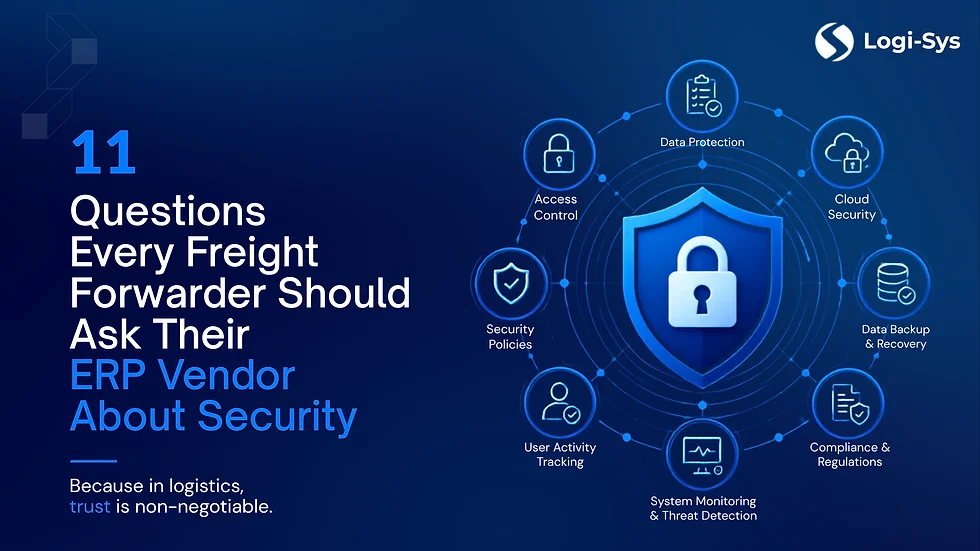 11 Questions Every Freight Forwarder Should Ask Their ERP Vendor About Security