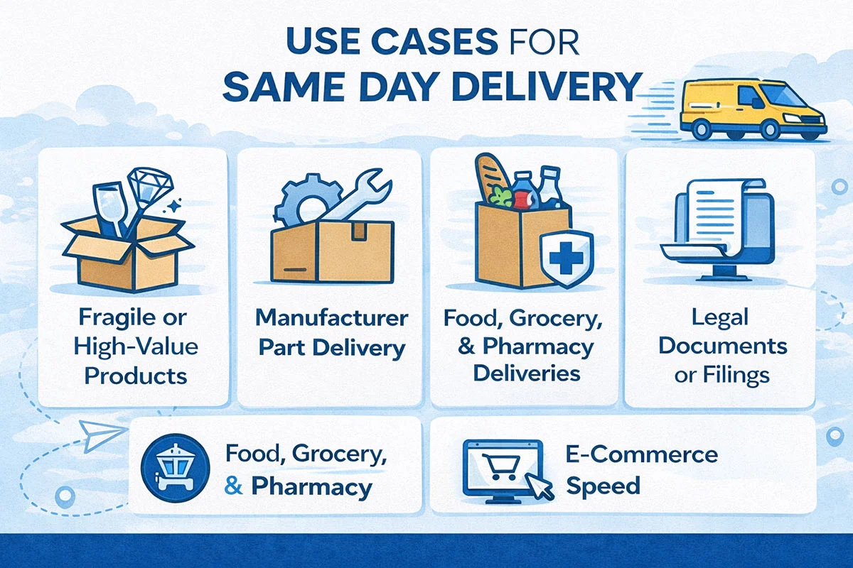 Use Case for Same Day Delivery